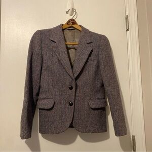 Vintage Women's Tweed Blazer in Gray Women’s Size 6